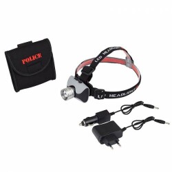 Polıce PS-1813 LED'Li ve Şarjlı Kafa Feneri - POLICE