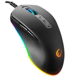 Rampage SMX-R58 EAGLE Usb Siyah 10000dpi RGB Ledli Makrolu Gaming Oyuncu Mouse - 1