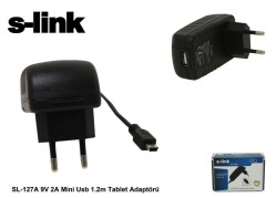 S-link SL-127A 9v 2a Mini Usb Tablet Adaptörü - S-LİNK