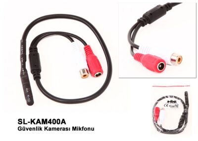 S-link SL-KAM400A Güvenlik Kamerası Mikrofonu - 1