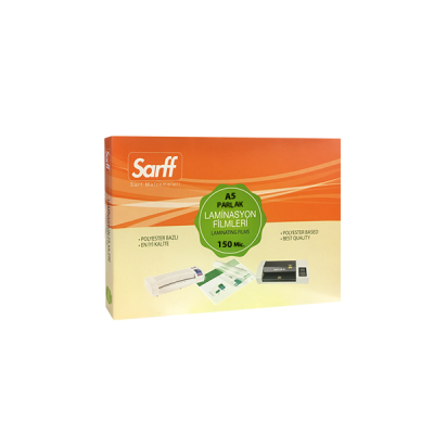 SARFF 150MIC LAMİNASYON FİLMLERİ - A5(216X155MM) - 100ADET - 3