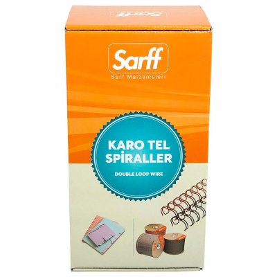 SARFF 7/16 BEYAZ KAROTEL KUTU - 100ADET - 3