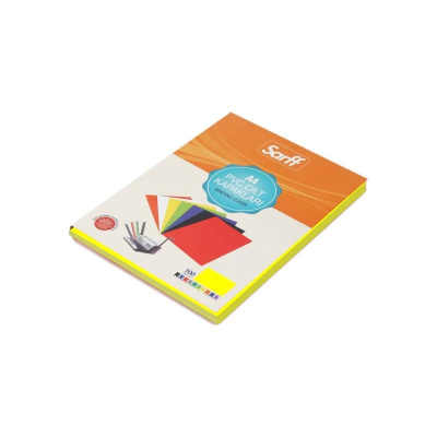 SARFF A4 OPAK SARI PVC CİLT KAPAKLARI - 100ADET - 4