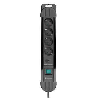 Silver Crest SCKS04 1.5m 3G1.5mm2 900 Joule 4Lü Akım Kor. Gri Priz Çoklayıcı - 1