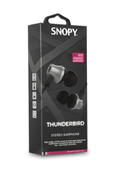 Snopy SN-J02 Thunderbird Mobil Telefon Uyumlu Kulak içi Beyaz-Gümüş Mikrofonlu KulaklıK - SNOPY