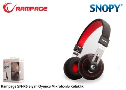 Snopy SN-R6 Siyah Gaming Tek Jacklı Mikrofonlu Kulaklık - SNOPY