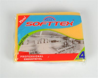 SOFTTEX END. BULAŞIK SÜNGERİ 4'LÜ - 1