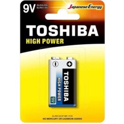 TOSHIBA 6LR61 HIGH POWER ALKALIN 9V 1Lİ - 1