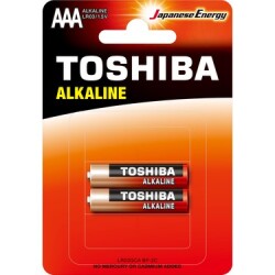 TOSHIBA LR03 BLS. ALK.İNCE 2Lİ - Toshiba