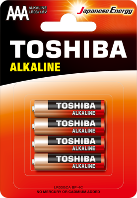 TOSHIBA LR03 BLS ALK.İNCE 4LÜ - 1