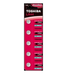 TOSHIBA LR44 ALKALİN PİL 5Lİ - Toshiba