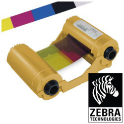 Zebra 800033-340 Renkli Ribbon Zxp3 Ymcko Tek Yüze 280 Baskı - ZEBRA